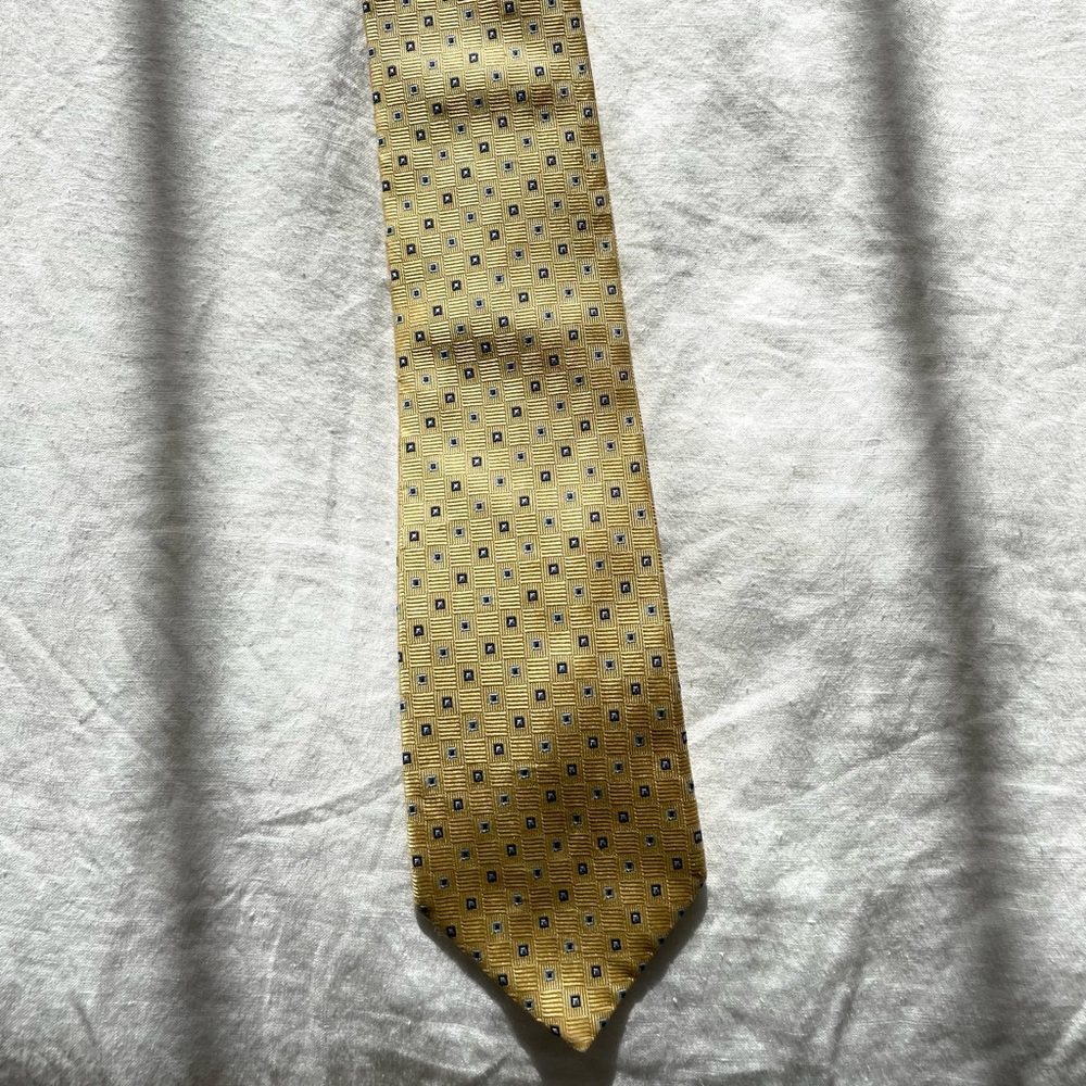 “346” Brooks Brothers Pure Silk Tie - yellow